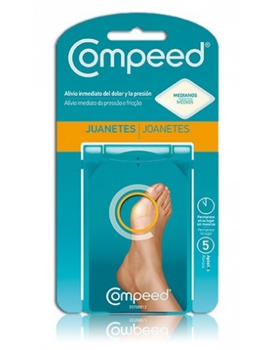 Compeed juanetes medianos 5 apósitos