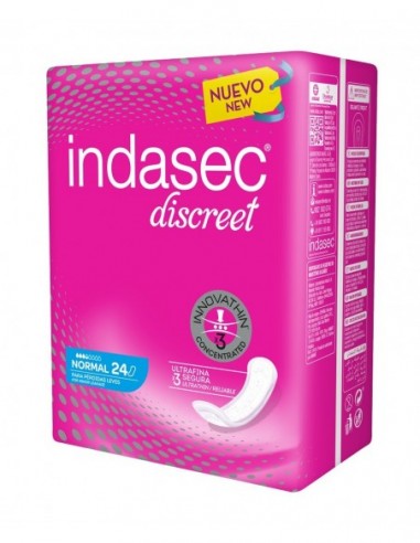 Indasec discreet compresa normal 24...