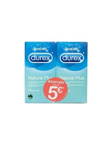 Durex natural plus pack 12...