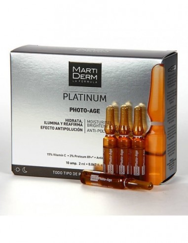 Martiderm Photo-Age Platinum 10 ampollas