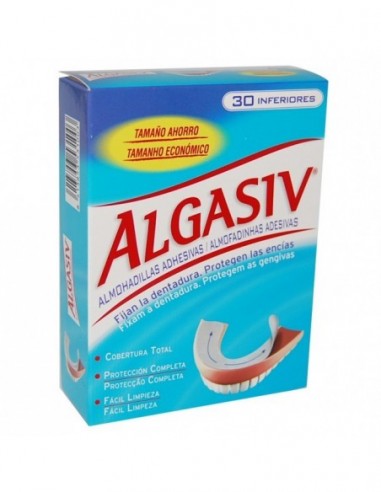 Algasiv  30 almohadillas adhesivas...